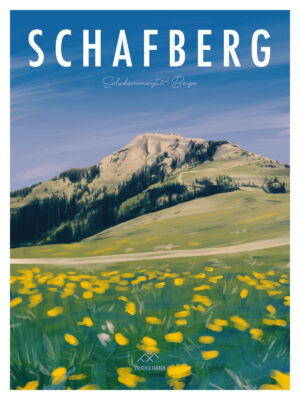 Schafberg Salzkammergut Poster
