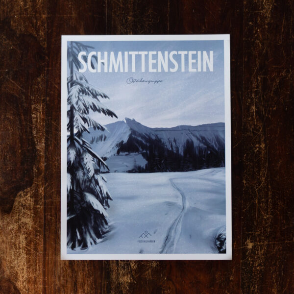 Retro Design Poster Schmittenstein