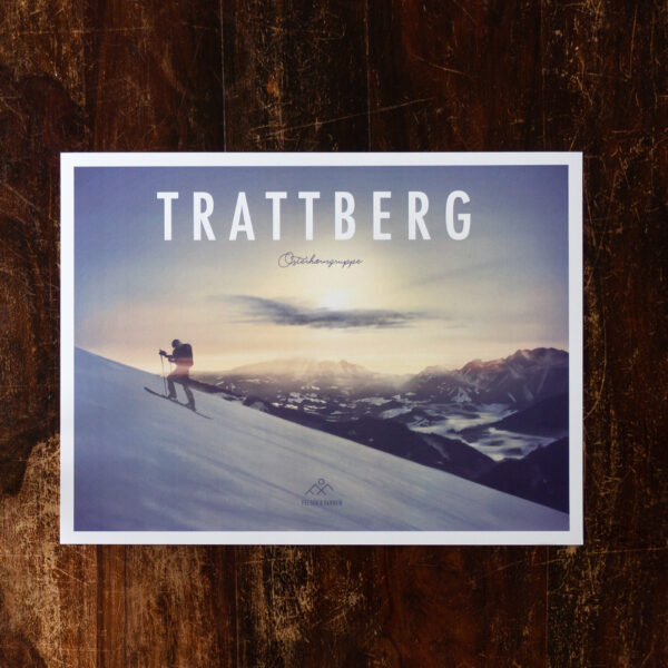 Skitouring Poster Retro Design