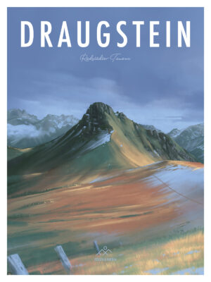 Draugstein Illustration Retro Poster